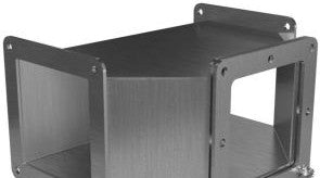 Hammond Manufacturing Wireway 1487CTSS - Tee Fitting, 4in.Sq, N4X, 304SS (1487CTSS)