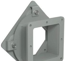 Hammond Manufacturing Wireway 1487CV1 - Box Entry Swivel Nipple, 4in.Sq, N12 (1487CV1)