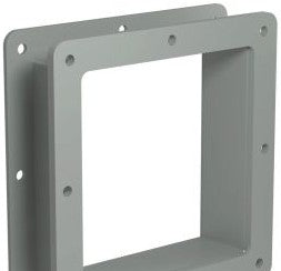Hammond Manufacturing Wireway 1487DM2 - Nipple, 2in., for 6in.Sq Wireway, N12 (1487DM2)