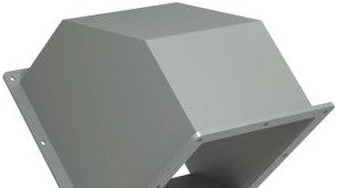 Hammond Manufacturing Wireway 1487E9P - Elbow, 90 Degree, 8in.Sq, N12 (1487E9P)