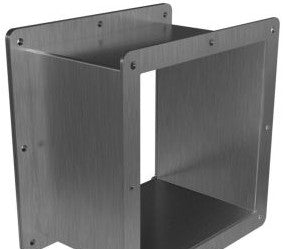 Hammond Manufacturing Wireway 1487EM6SS - Nipple, 6in., 8in.Sq, N4X, 304SS (1487EM6SS)