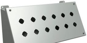 Hammond Manufacturing Enclosures 1490MG12 - PUSHBUTTON ENCLOSURE, 7.25 X 19.75 X 6.75 (1490MG12)