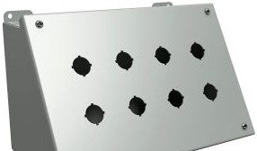Hammond Manufacturing Enclosures 1490MG8 - PUSHBUTTON ENCLOSURE, 7.25 X 10.75 X 6.75 (1490MG8)