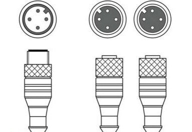 Leuze Cordsets 150766 - CB-M12-SC44, Distribution cable (150766)