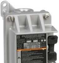 Square D Manual Motor Controllers 2510KR2H - Single Unit Manual Switch, 20A, NEMA 7 and 9 (155054)