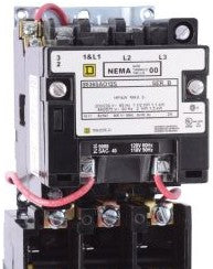 Square D Starters 8536SCO3V08 - Type S Full Voltage Starter, Size 1, Open (155126)