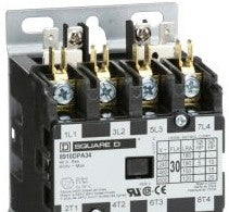 Square D Contactors 8910DPA34V14 - Definite Purpose Contactor Type DPA, 30A (155212)