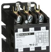 Square D Contactors 8910DPA53V02 - Definite Purpose Contactor Type DPA, 50A (155222)