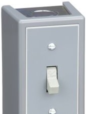 Square D Manual Motor Controllers 2510KG2 - Single Unit Manual Switch, 30A, NEMA 1, 3-Pole (155518)