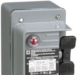 Square D Manual Motor Controllers 2510KW2C - Single Unit Manual Switch, 30A, NEMA 4, 3-Pole (155528)