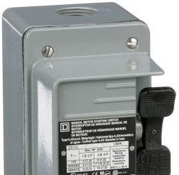 Square D Manual Motor Controllers 2510KW2H - Single Unit Manual Switch, 30A, NEMA 4, 3-Pole (155529)