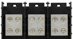 Bussmann Power Distribution Blocks 16500-3 - Eaton Bussmann series power splicer block, 600 (16500-3)