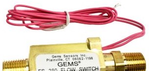 Gems Sensors & Controls Switches 168434 - FS-380 Series - Compact Flow Switch for High (168434)