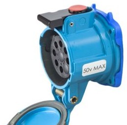Meltric Plugs & Receptacles 17-14070 - Receptacle, 20A, 50V, 7-P, DN9c (17-14070)