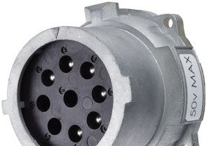 Meltric Plugs & Receptacles 17-18090 - Inlet, 20A, 50V, 9-P, DN9c (17-18090)