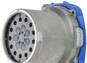 Meltric Plugs & Receptacles 17-68130 - Inlet, 20A, 50V, 13-P, DN20c (17-68130)