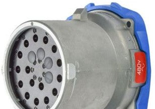 Meltric Plugs & Receptacles 17-68151-A188 - DN20c INLET METAL SIZE 5 IP 54/55 15P+G 15A (17-68151-A188)