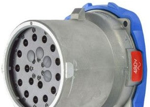 Meltric Plugs & Receptacles 17-68151 - Inlet, 20A, 480V, 15-P+G, DN20c (17-68151)
