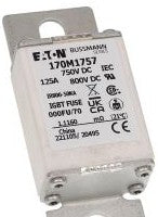 Bussmann Fuses 170M1757 - Fuse-link, high speed, 125 A, DC 750 V, size (170M1757)