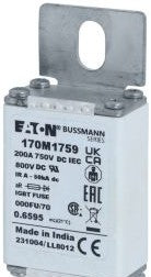 Bussmann Fuses 170M1759 - Fuse-link, high speed, 200 A, DC 750 V, size (170M1759)