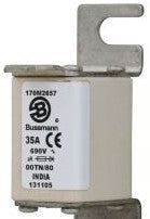 Bussmann Fuses 170M2657 - Fuse-link, high speed, 35 A, AC 690 V, size 00 (170M2657)