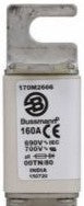 Bussmann Fuses 170M2666 - Fuse-link, high speed, 160 A, AC 690 V, DIN 00 (170M2666)