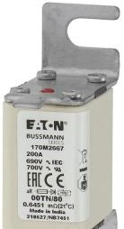Bussmann Fuses 170M2667 - Fuse-link, high speed, 200 A, AC 690 V, DIN 00 (170M2667)
