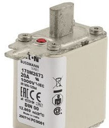 Bussmann Fuses 170M2673 - Fuse-link, high speed, 20 A, AC 1000 V, DIN 00 (170M2673)