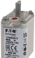 Bussmann Fuses 170M2677 - Fuse-link, high speed, 40 A, AC 1000 V, DIN 00 (170M2677)