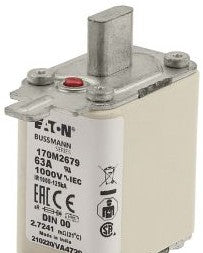 Bussmann Fuses 170M2679 - Fuse-link, high speed, 63 A, AC 1000 V, DIN 00 (170M2679)