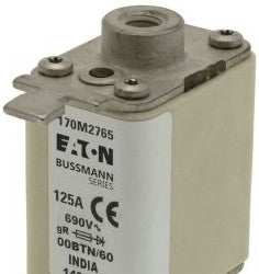 Bussmann Fuses 170M2765 - Fuse-link, high speed, 125 A, AC 690 V, size 00 (170M2765)