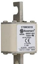 Bussmann Fuses 170M3019 - Fuse-link, high speed, 400 A, AC 690 V, compact (170M3019)