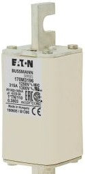 Bussmann Fuses 170M3196 - Fuse-link, high speed, 315 A, AC 1250 V, compact (170M3196)
