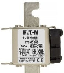 Bussmann Fuses 170M3365 - Fuse-link, high speed, 200 A, AC 690 V, compact (170M3365)