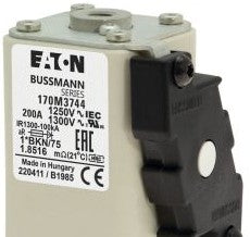 Bussmann Fuses 170M3744 - Fuse-link, high speed, 200 A, AC 1250 V, compact (170M3744)