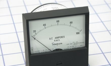 Simpson Electric Panel Meters & Gauges 17706 - Panel Meter, 0-100AAC, 3.5in., 5AAC Transformer (17706)