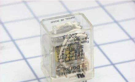 Eagle Signal Relays 17P4CD012 - LOW PROFILE RELAY; 12VDC; FOUR POLE (17P4CD012)