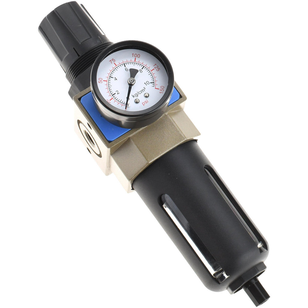 PRO-SOURCE UFR-02N PRO-SOURCE FRL Combination Unit: 1/4" NPT, Intermediate, with Pressure (UFR-02N)
