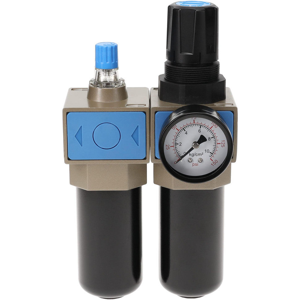 PRO-SOURCE UFR/L-02NAL PRO-SOURCE FRL Combination Unit: 1/4" NPT, Intermediate, with (UFR/L-02NAL)