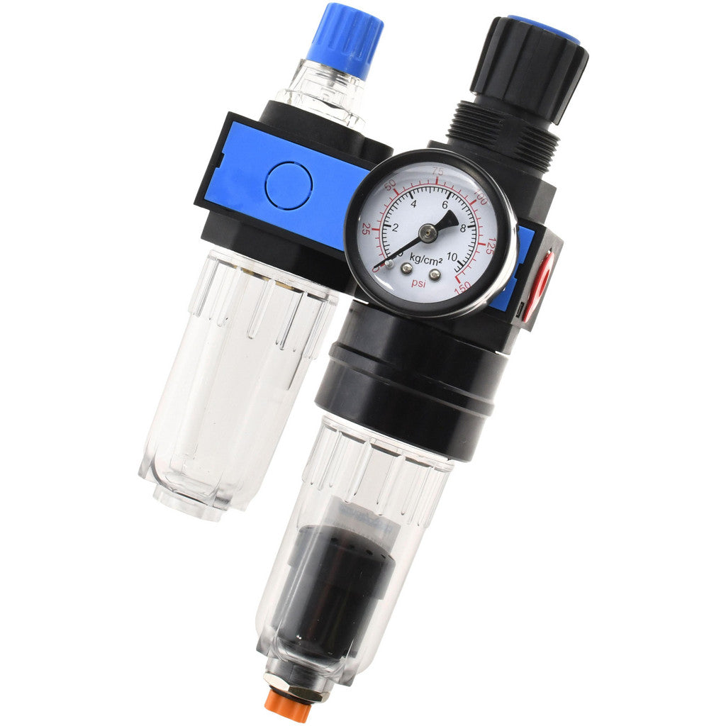 PRO-SOURCE FRL600A-02ND PRO-SOURCE FRL Combination Unit: 1/4" NPT, Miniature, with (FRL600A-02ND)