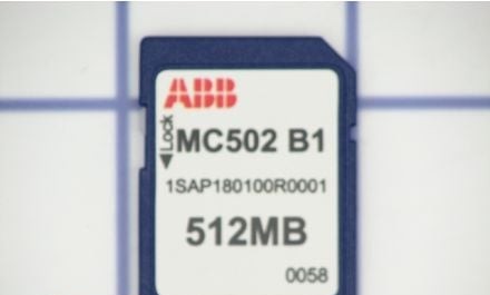 ABB Programmable Logic Controllers 1SAP180100R0001 - MC502, SD Memory Card 2 GB needs the (1SAP180100R0001)