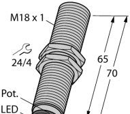 Turck Sensors BC5-M18-Y0X/S918 - Sensor, Capacitive (2006030)