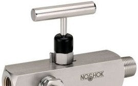 NOSHOK Valves - Hydraulic & Pneumatic 202-MFC - 1/4 NPT, Male x Female, Steel, Hard Seat (202-MFC)