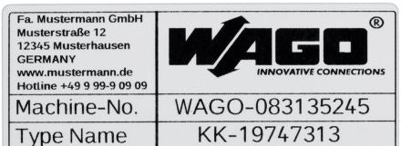 Wago Labels 210-804 - Type labels (2100804)