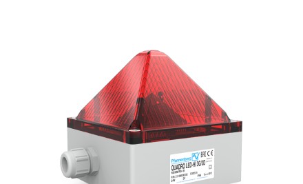 Pfannenberg Visual Signaling Devices 21108635009 - Quadro LED-HI 3G/3D, Red, 12-48VDC (21108635009)