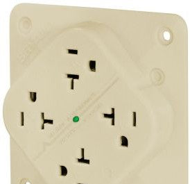 Bryant Electric Plugs & Receptacles 21254HSIA - Straight Blade Devices, Receptacles, Hospital (21254HSIA)