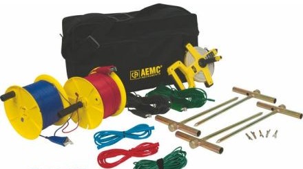 AEMC Test Equipment 2135.37 - Test Kit for 4-Point Testing, Kit (Carrying Bag (2135.37)