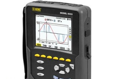 AEMC Data Aquisition 2136.11 - PowerPad_ III Model 8333 w/3 193-24-BK AmpFlex_ (2136.11)