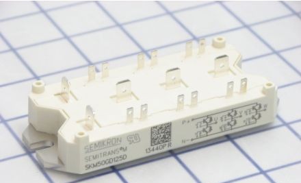 Semikron Transistors SKM50GD125D - IGBT, Six-Pack, 1200V, 50A (21918010)