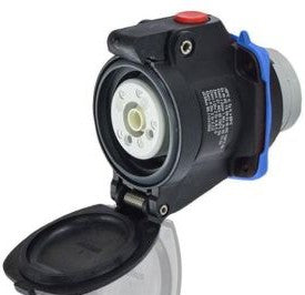 Meltric Plugs & Receptacles 22-14122-K16-843 - DXN20 RECEPTACLE POLY BLACK SIZE 1 IP (22-14122-K16-843)